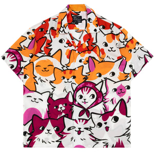 Lesbian Cat Button Up