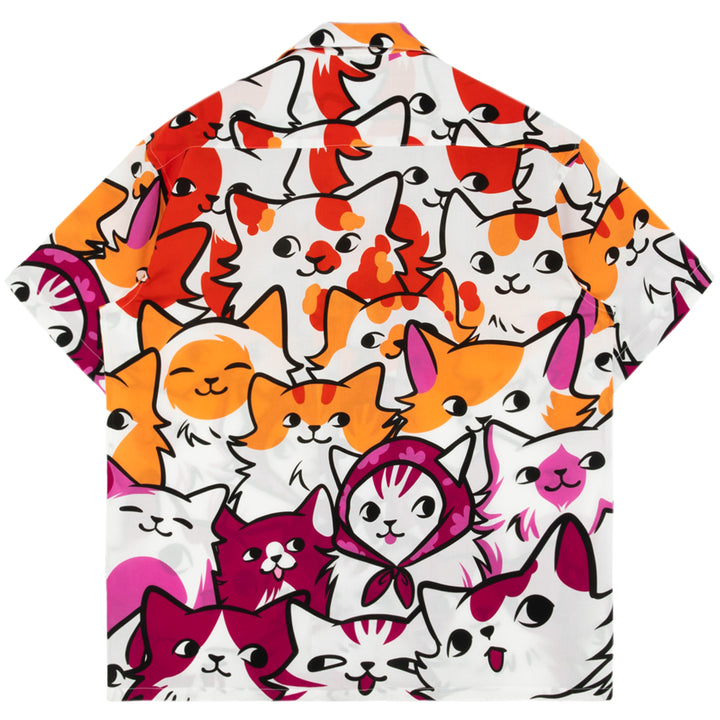 Lesbian Cat Button Up