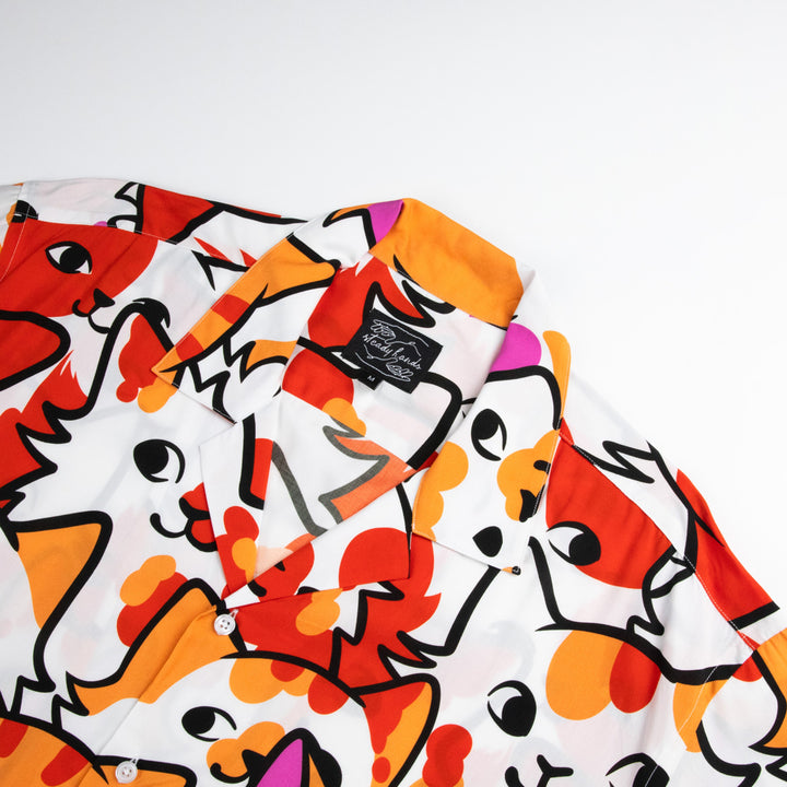 Lesbian Cat Button Up