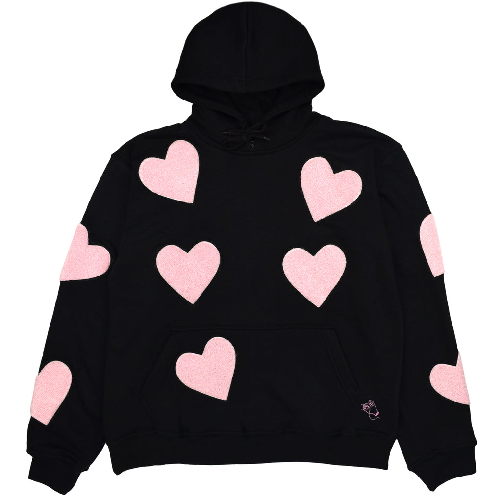 Black Lovecore Hoodie – Steady Hands