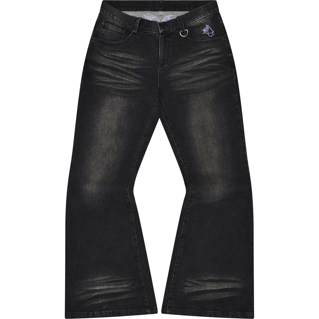 Medium Rise Tramp Stamp Jeans