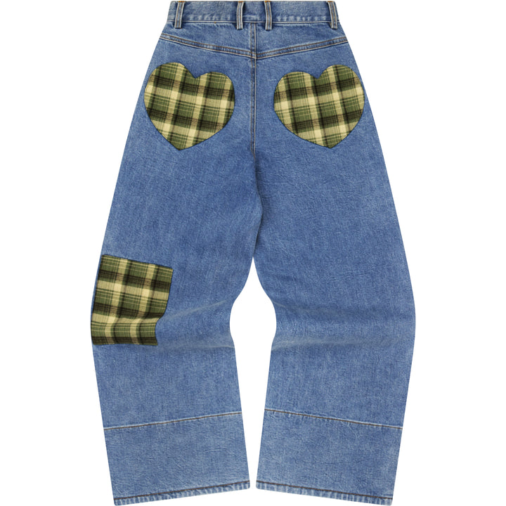 Mackle Bottom Jeans