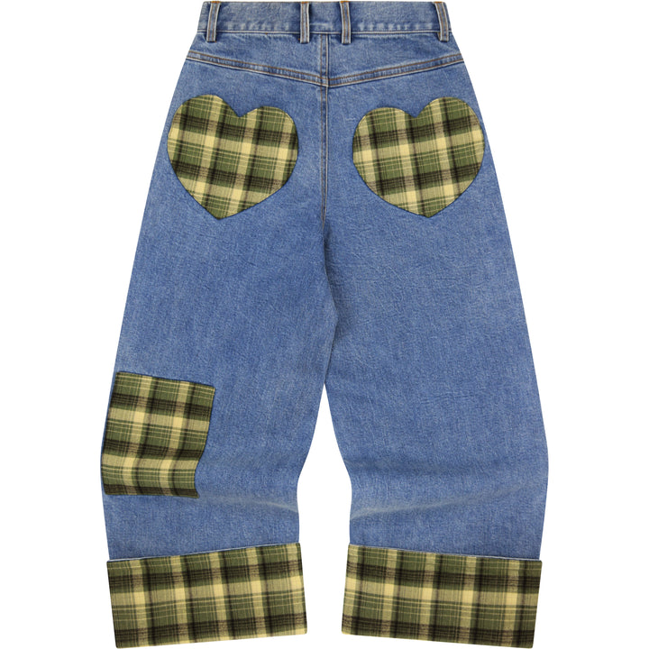 Mackle Bottom Jeans