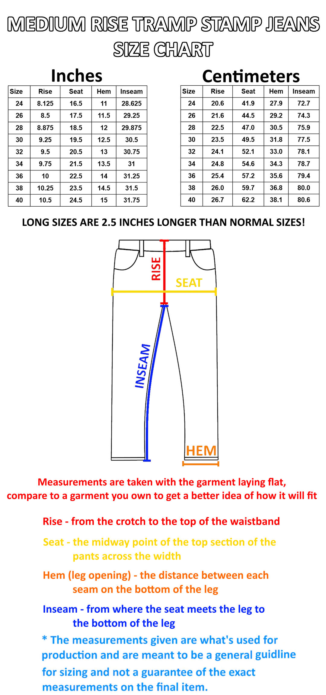 Medium Rise Tramp Stamp Jeans