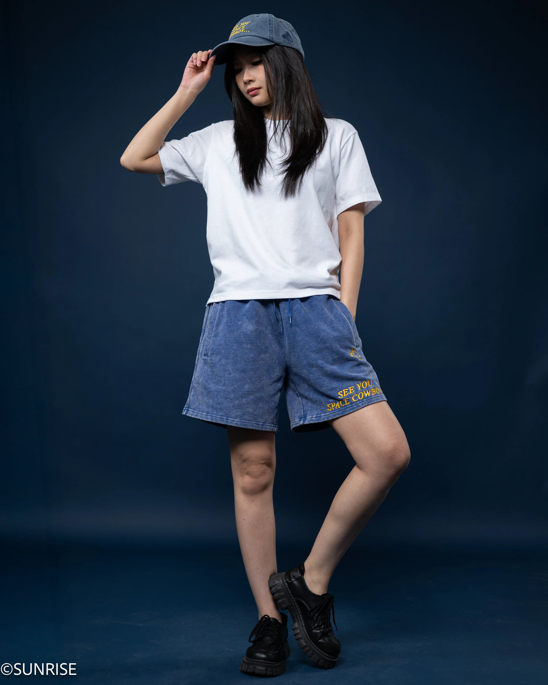 See You Blue Shorts