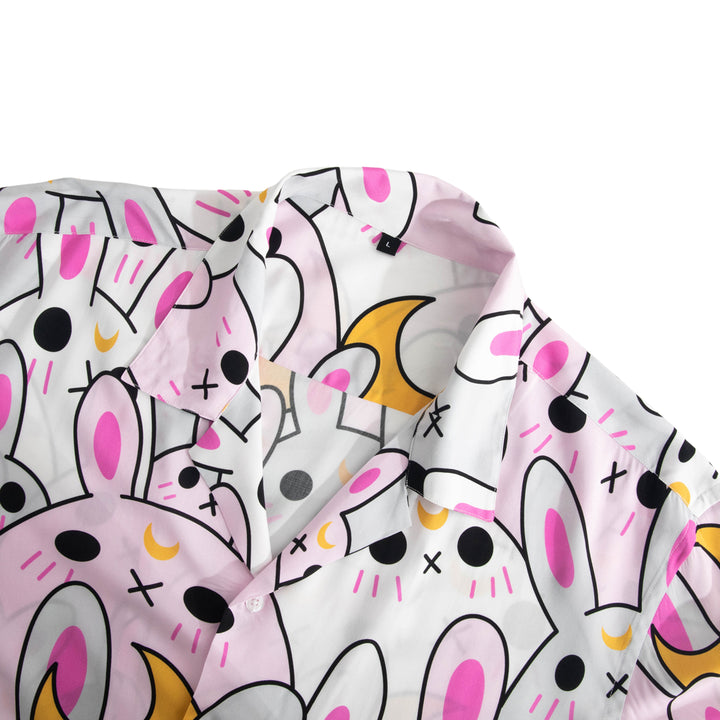 Moon Bunny Button Up