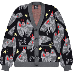 Mothmanin' Around Cardigan