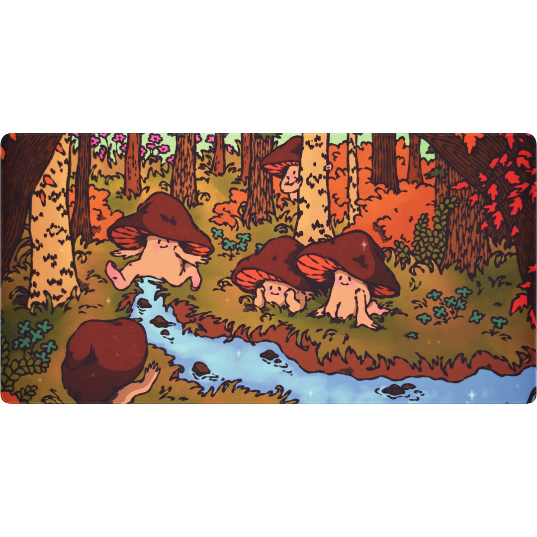 Mushroom Friends Desk Mat