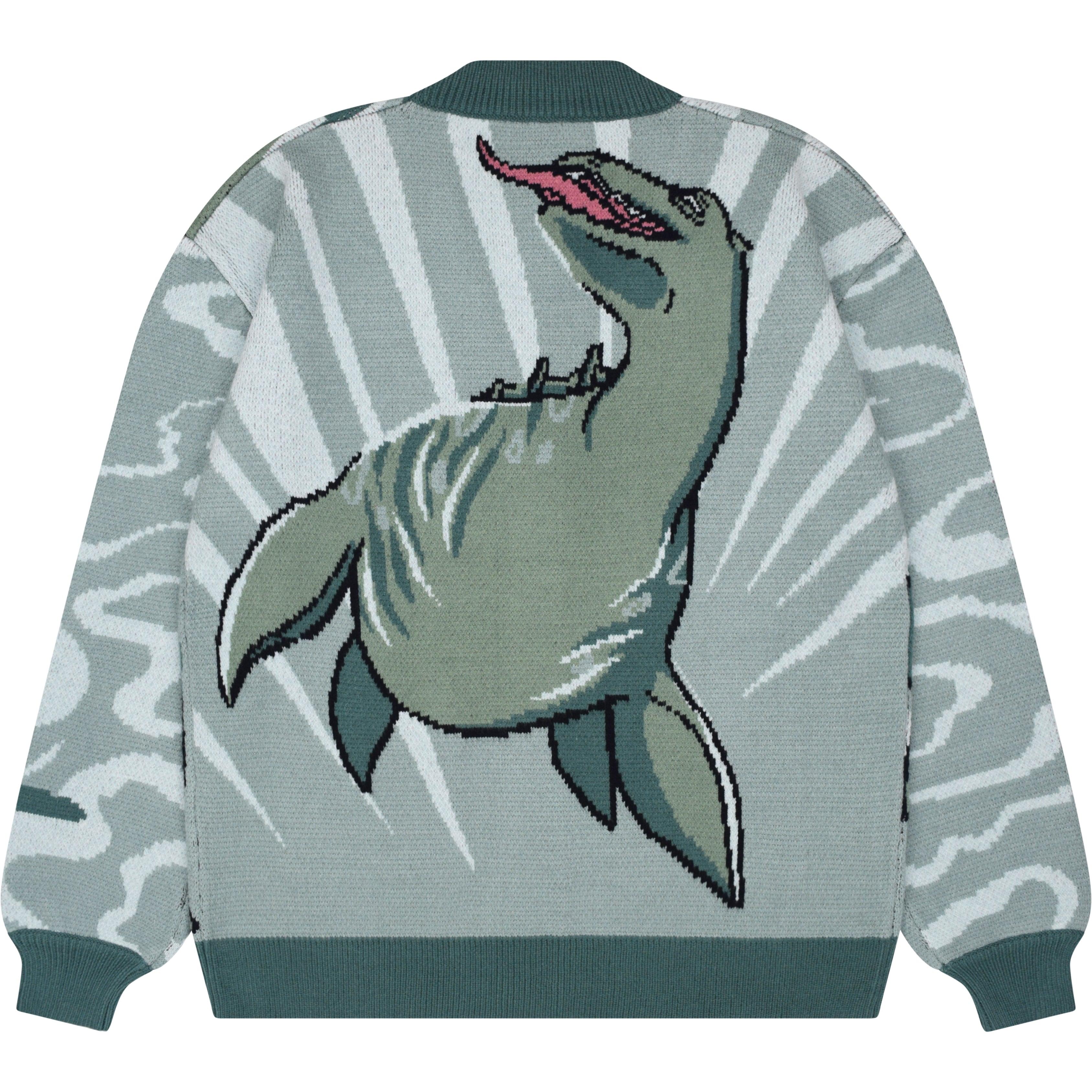 トップス GOATESSENCE DS KNIT size 2 Dark Foliage Mélange Oasi Cashmere Zip Mock Neck Sweater FW25