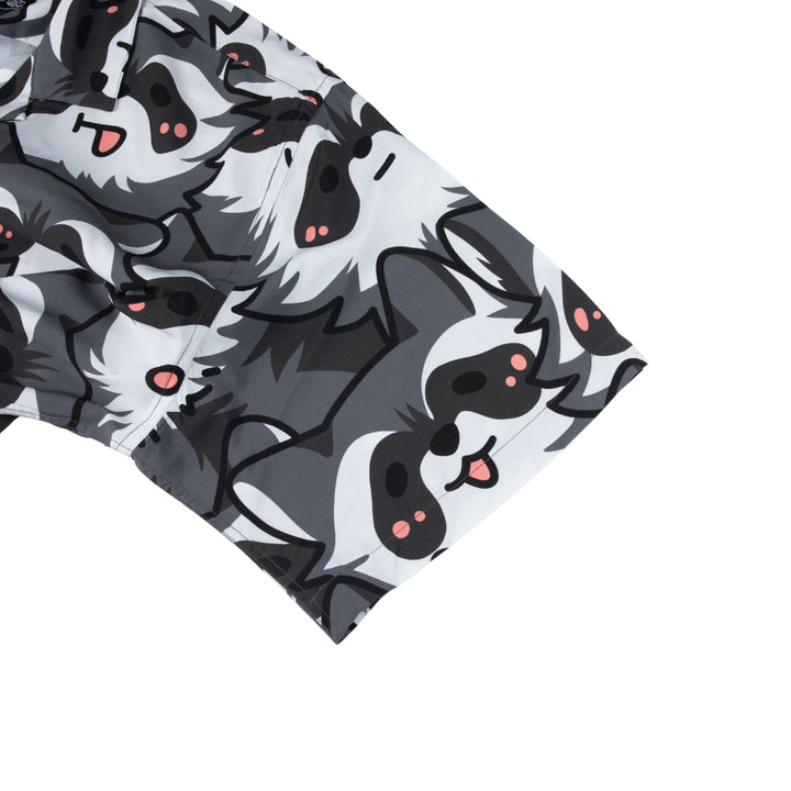 Nice Racc-oon Button Up