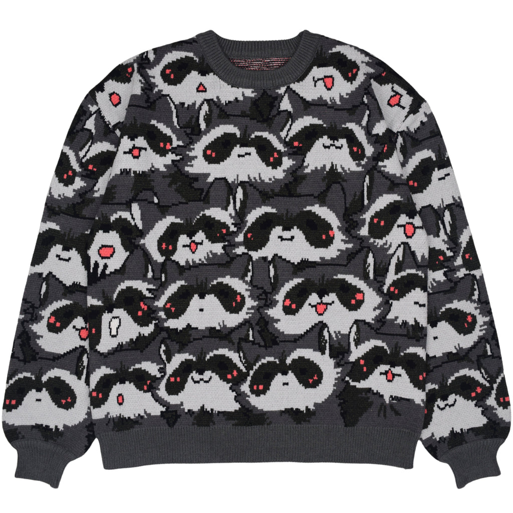 COOTIE Raccoon Crewneck Sweater (セーター) S COOTIE PRODUCTIONS Raccoon Crewneck Sweater