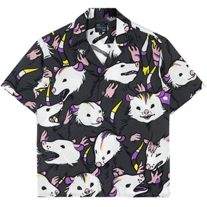 Nonbinary Possum Button Up