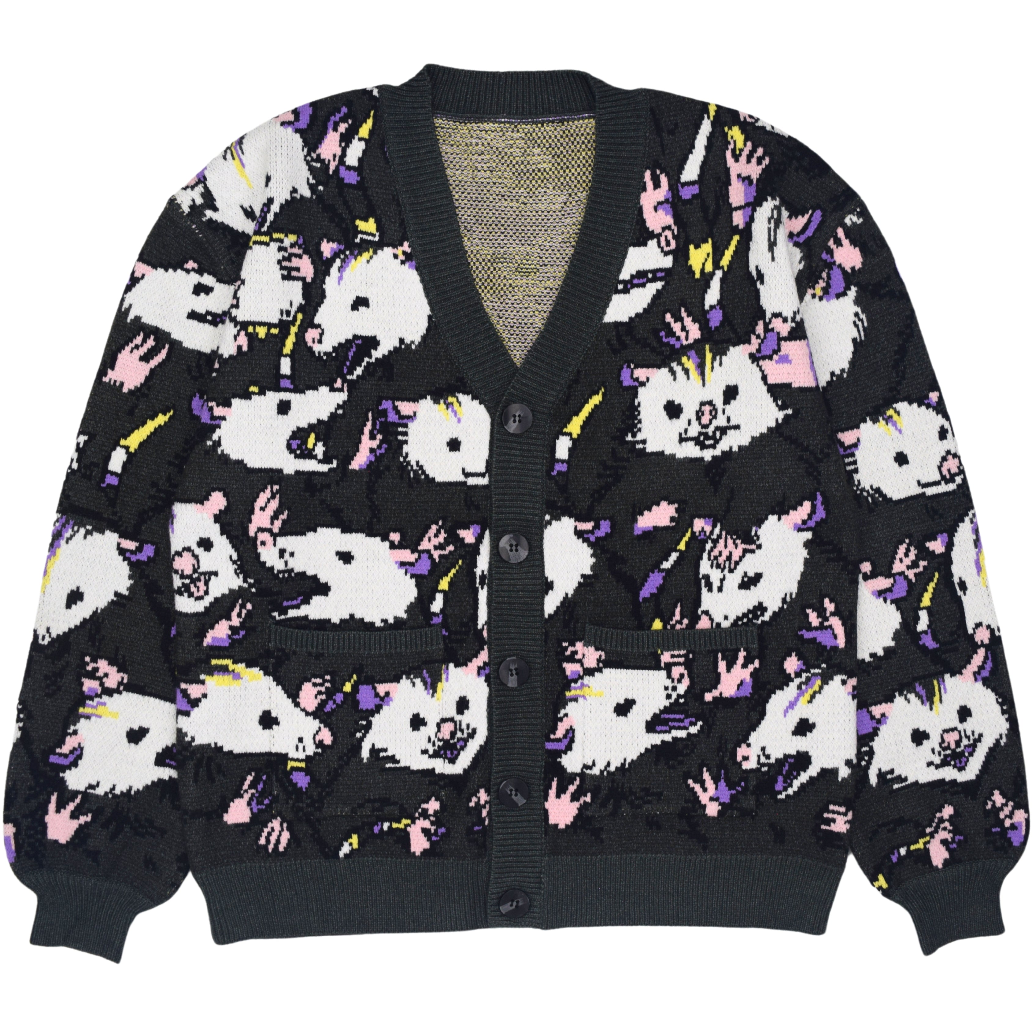 Nonbinary Possum Cardigan – Steady Hands Nonbinary Possum Cardigan – Steady Hands