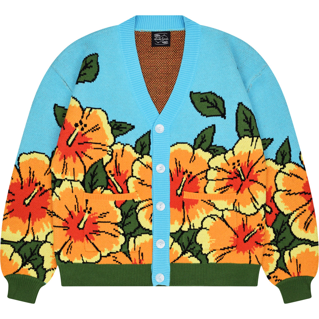 Orange Hibiscus Cardigan – Steady Hands