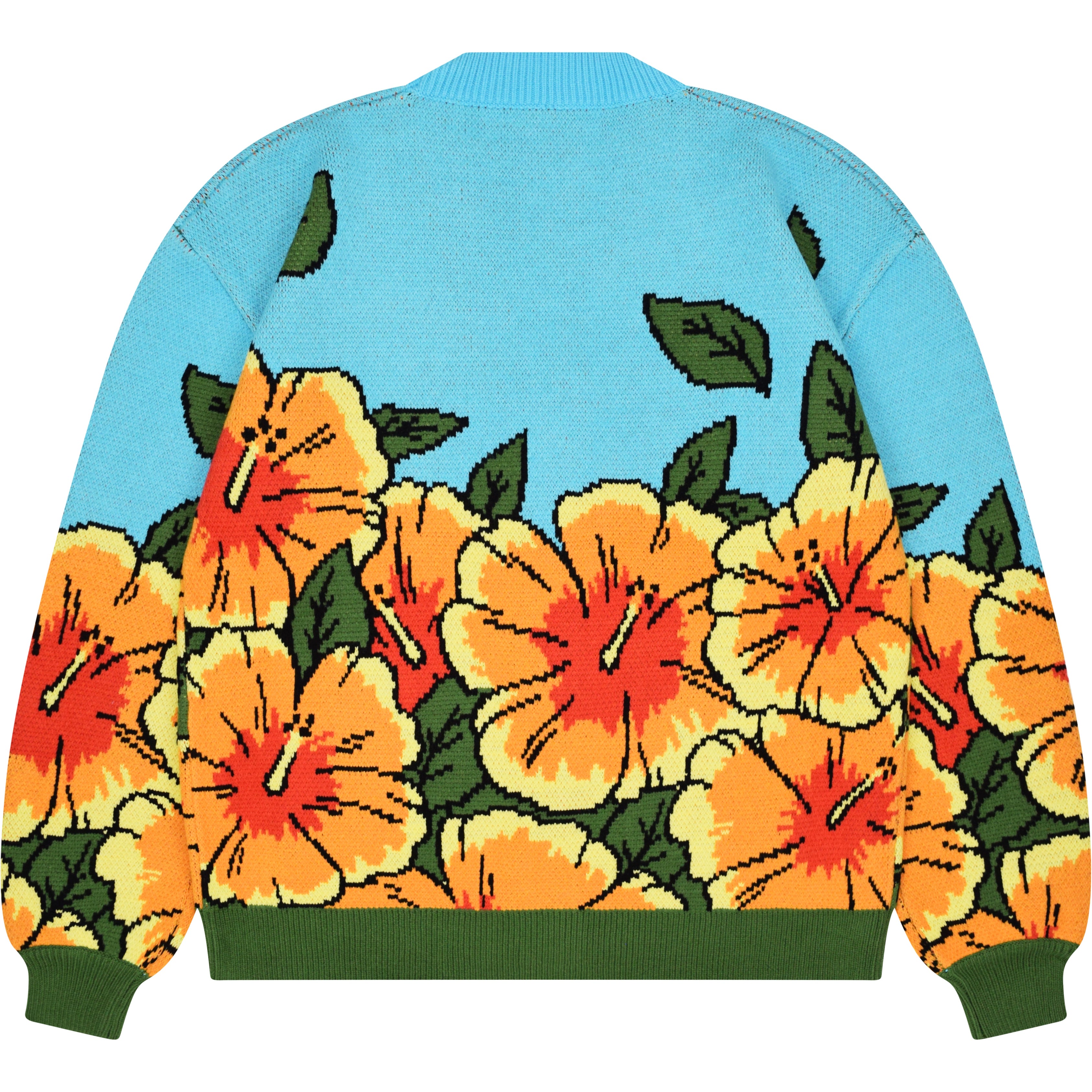 Orange Hibiscus Cardigan – Steady Hands