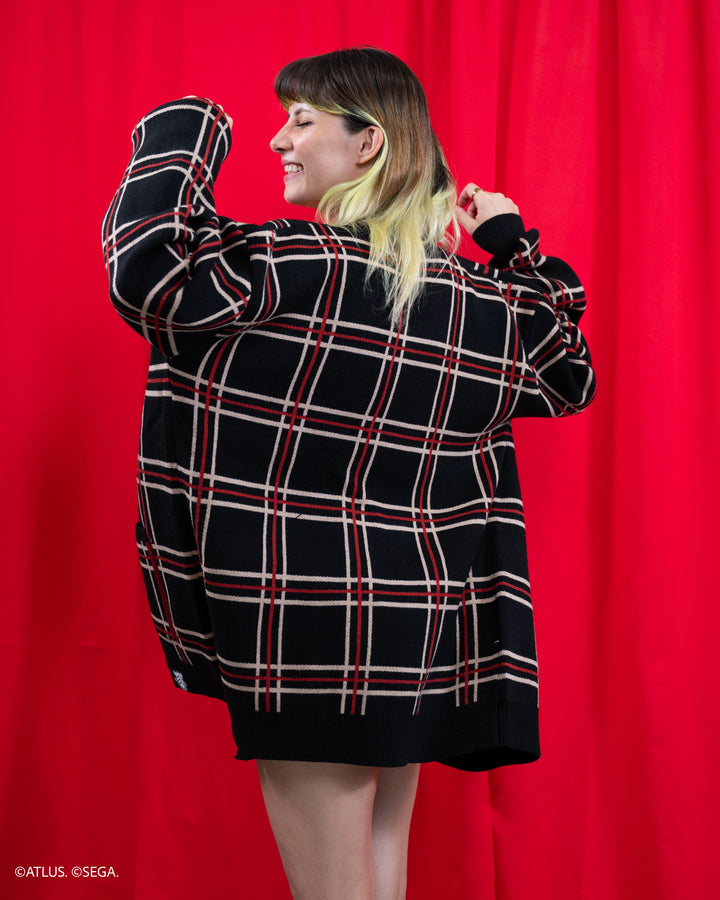 Shujin Academy Plaid Cardigan