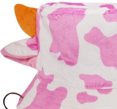 Strawberry Cow Bucket Hat