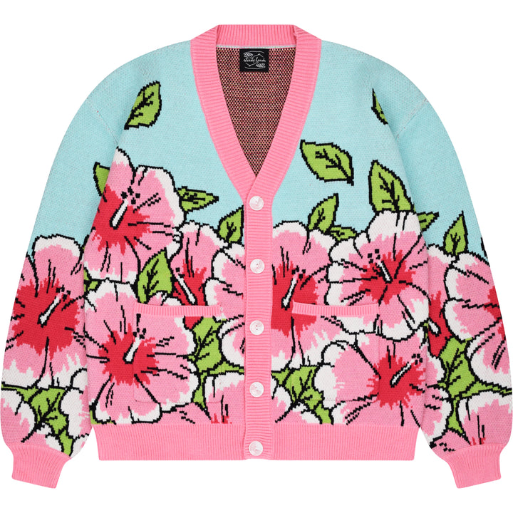 Pink Hibiscus Cardigan