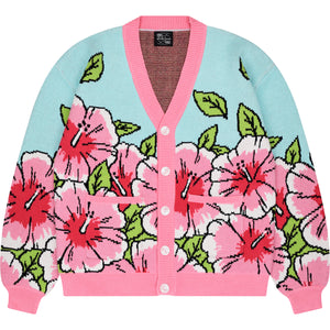 Pink Hibiscus Cardigan