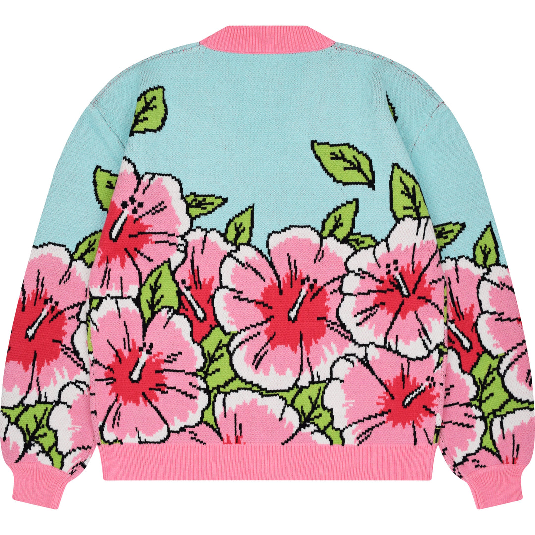 Pink Hibiscus Cardigan