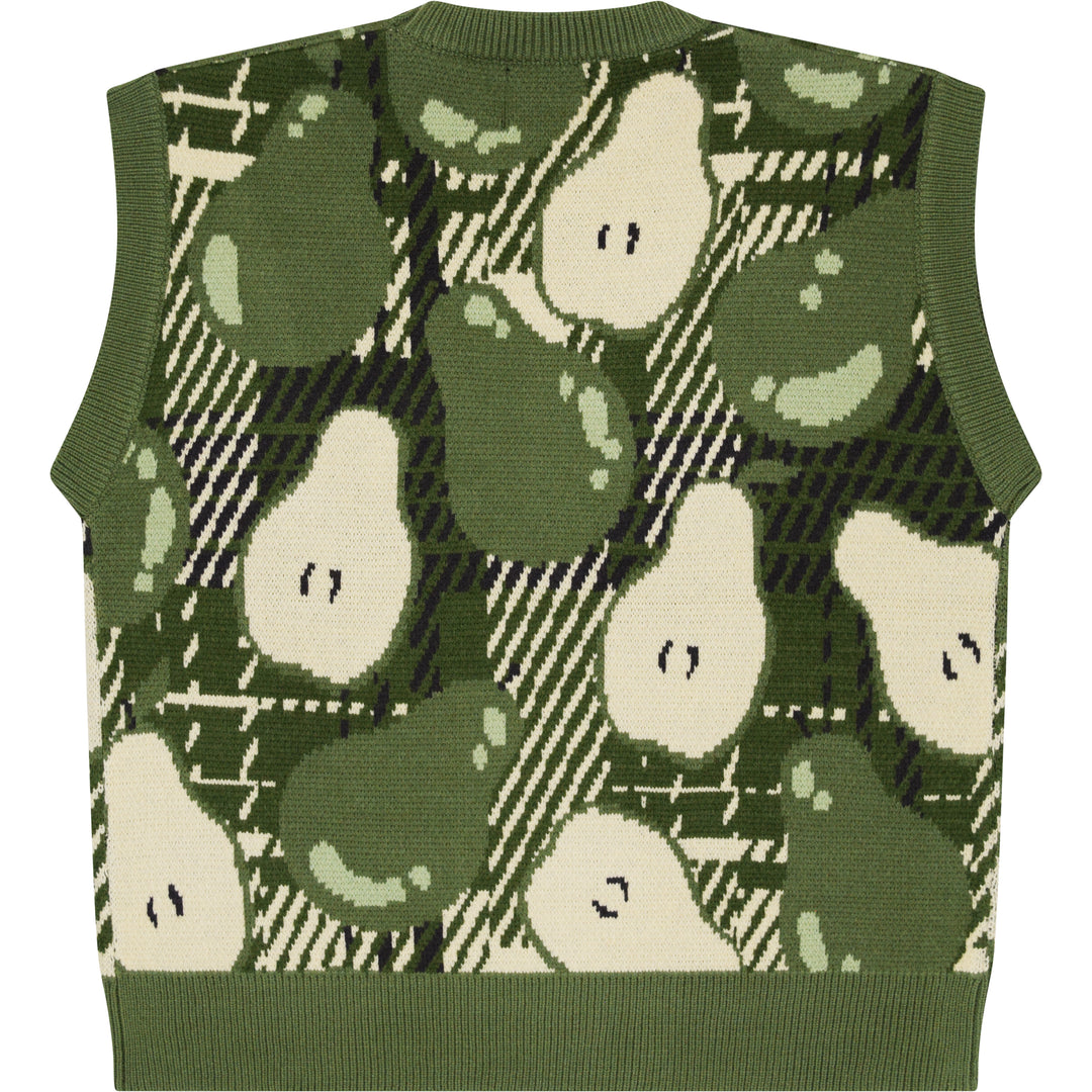 Plaid Pear Vest