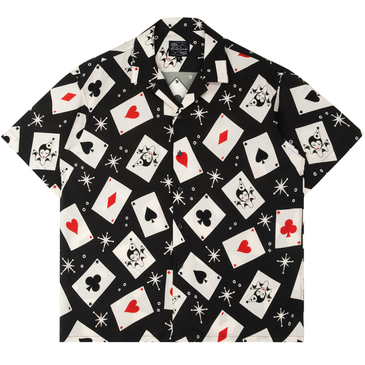 Playing Card Button Up