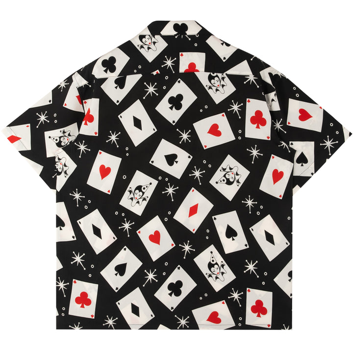 Playing Card Button Up