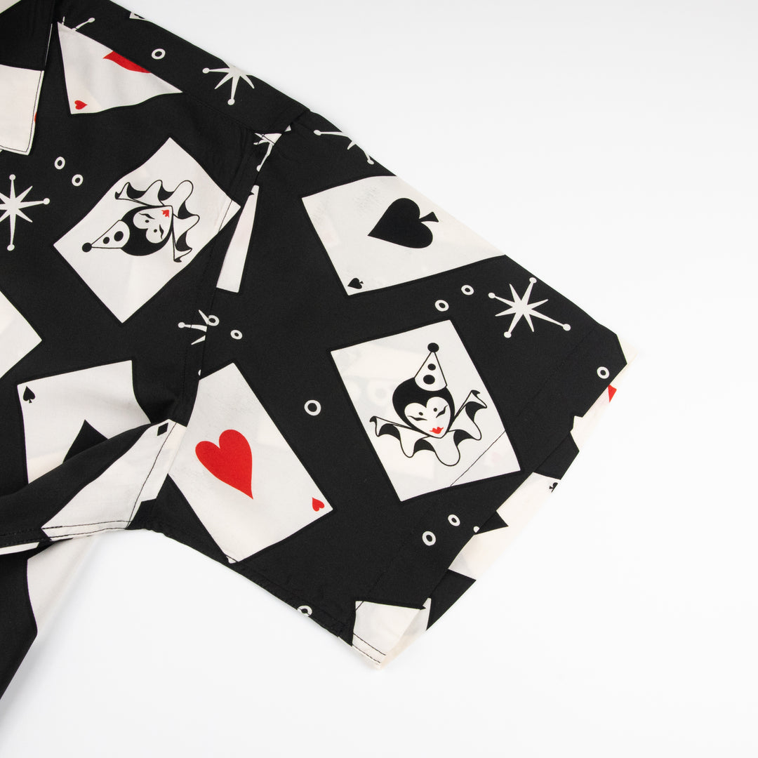 Playing Card Button Up