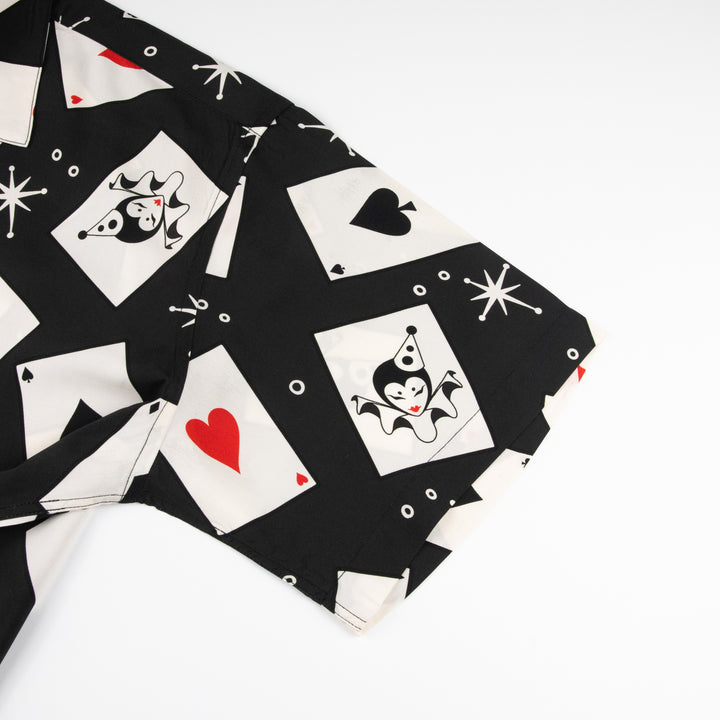 Playing Card Button Up