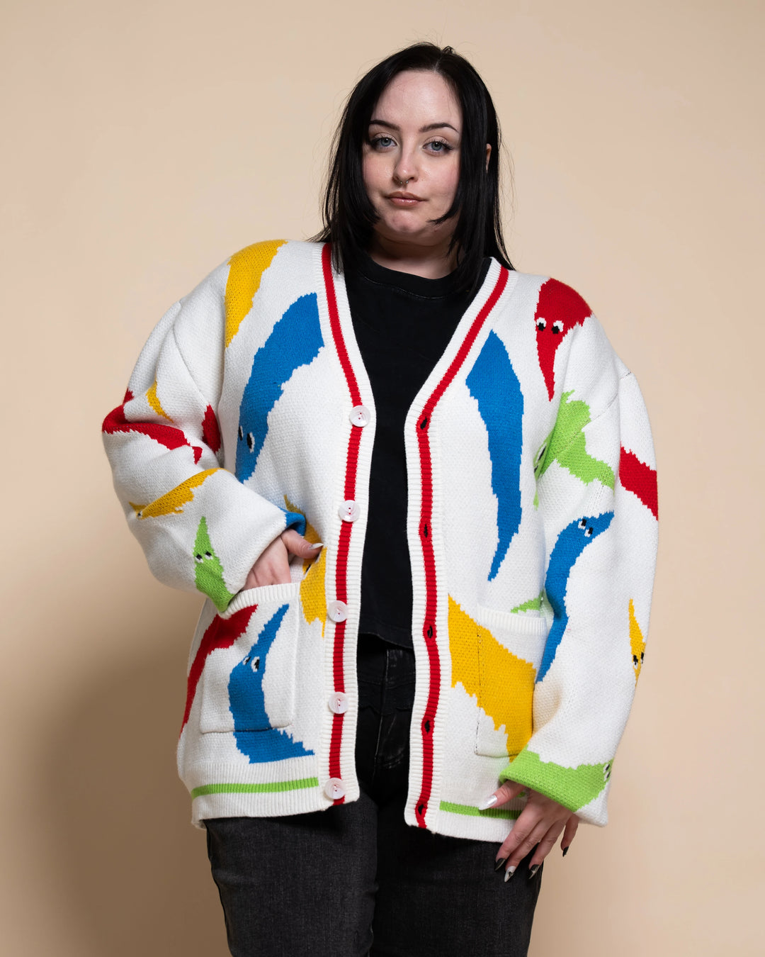 Worm on a String Cardigan – Steady Hands