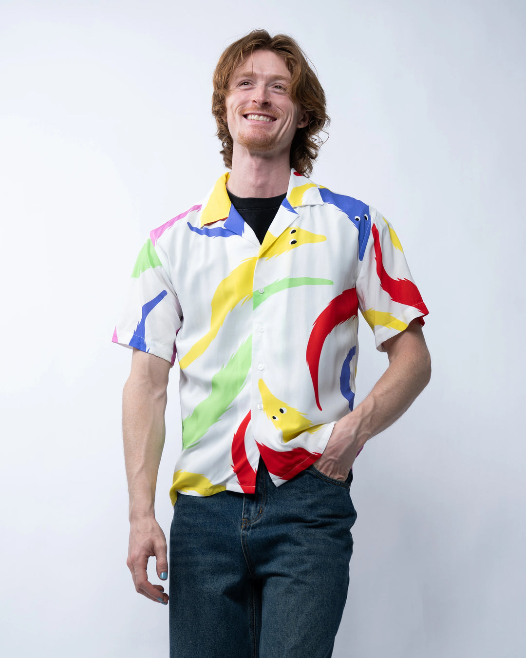 Worm on a String Button Up