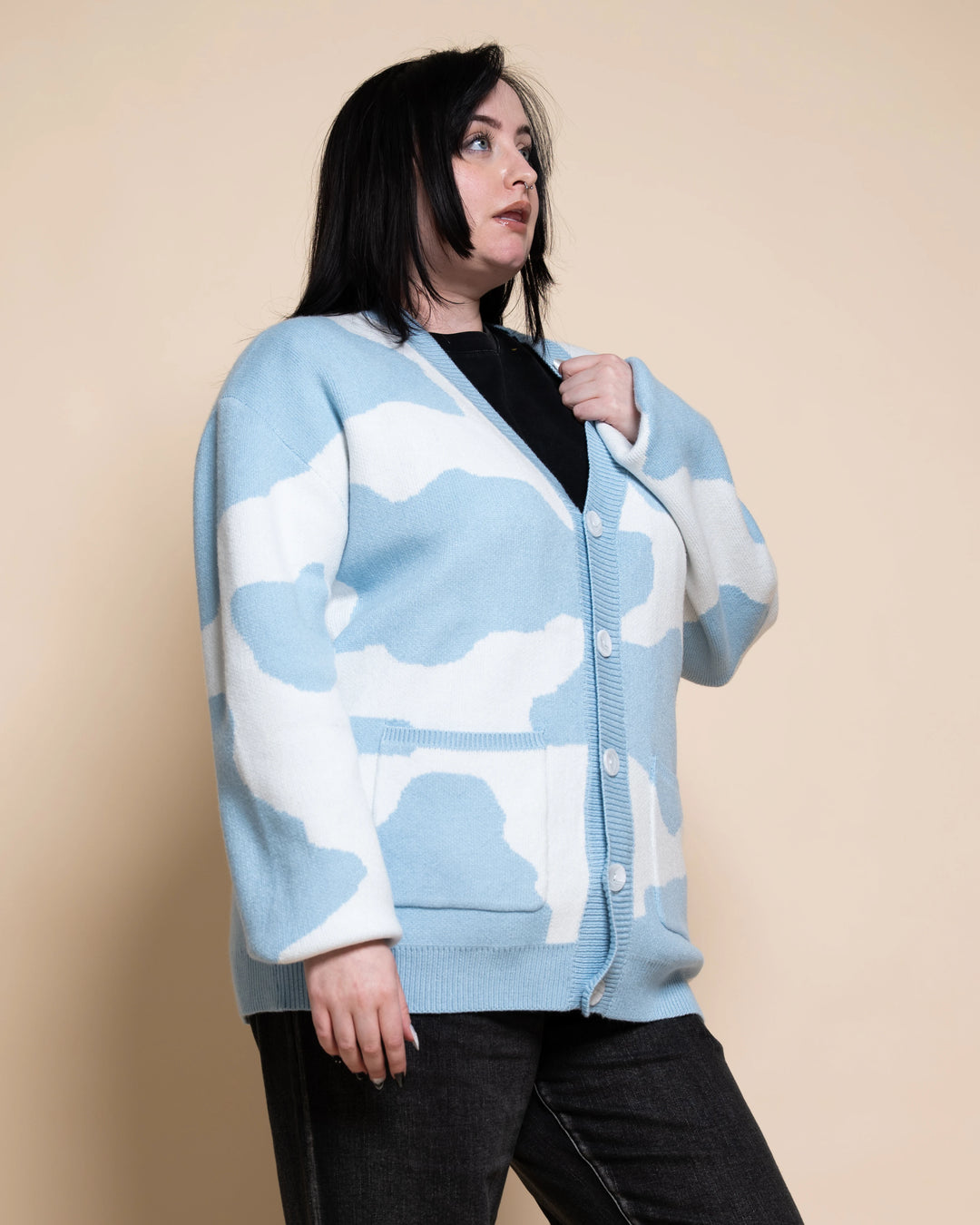 Baby Blue Cowdigan