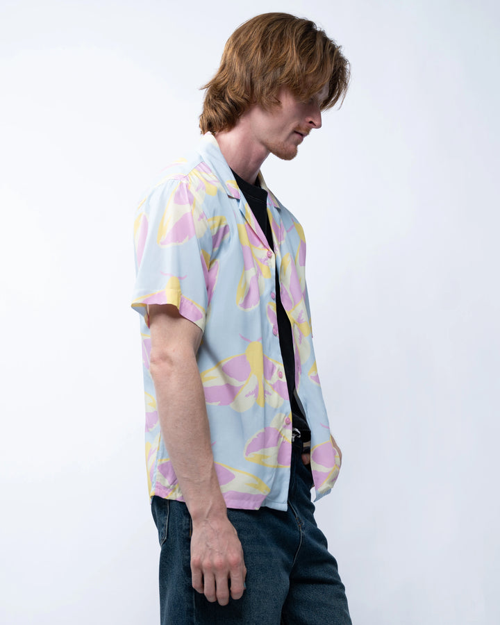 Rosy Maple Moth Button Up