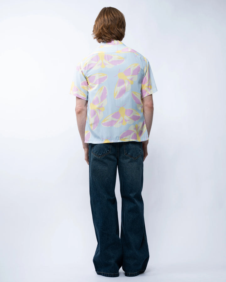 Rosy Maple Moth Button Up