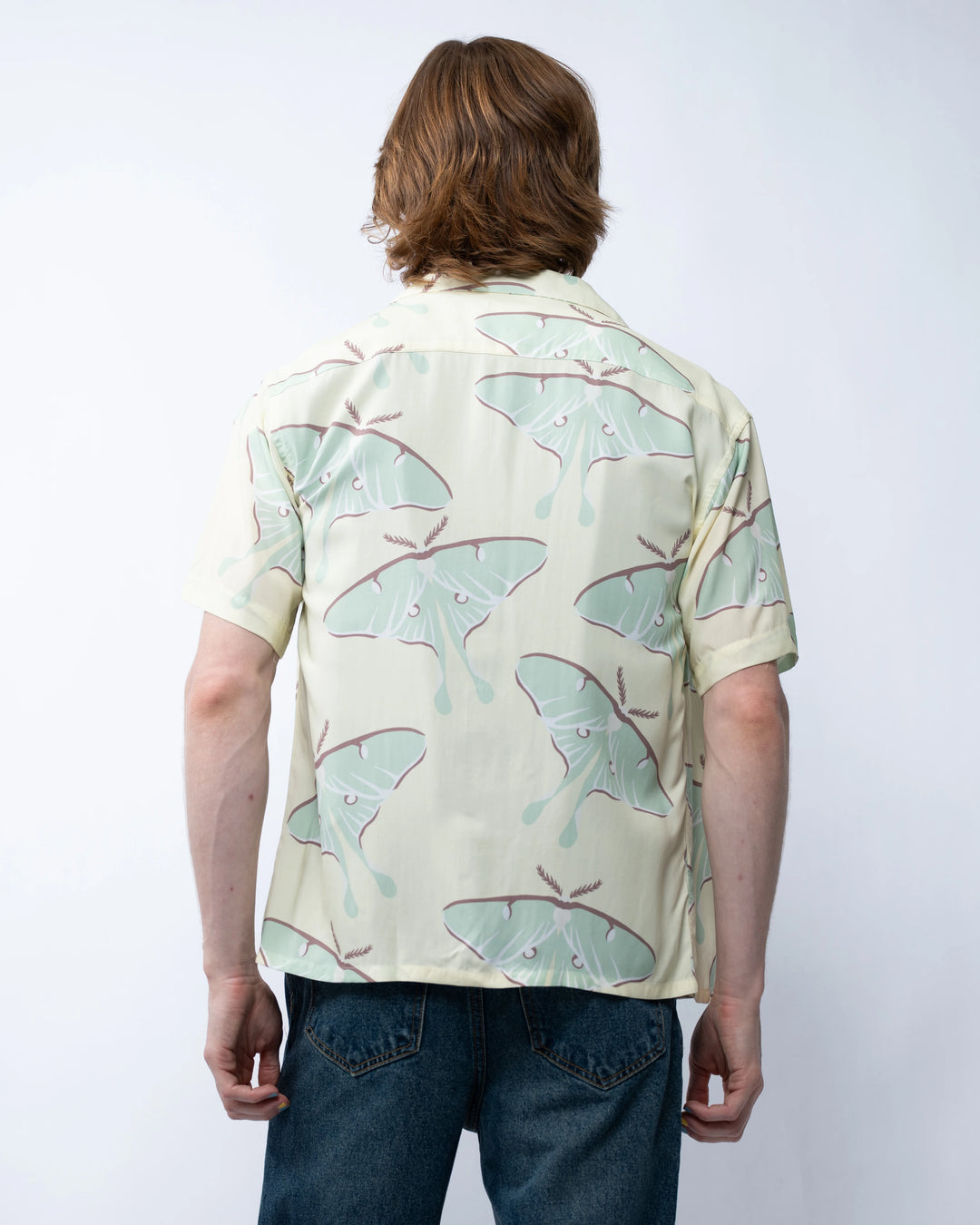 Luna Moth Button Up