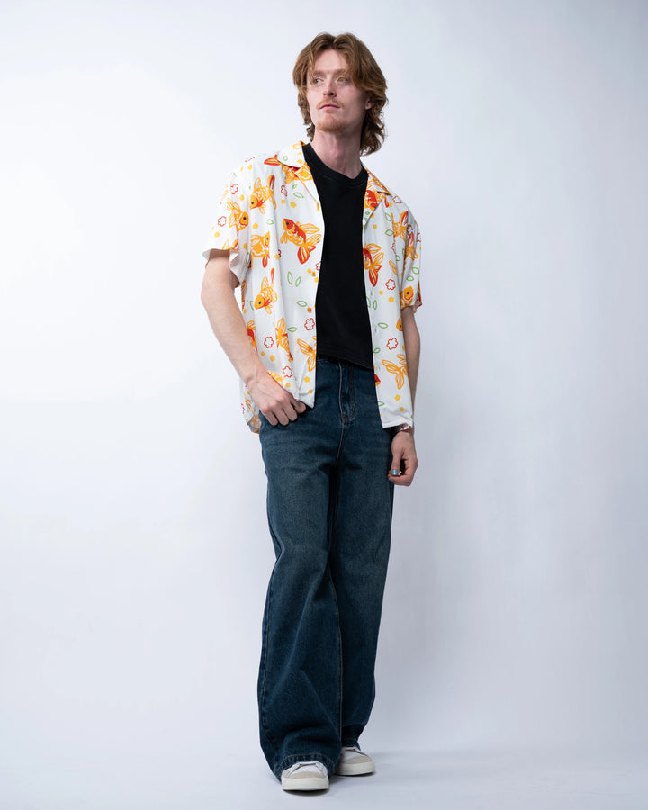 Swimmin' Around Button Up