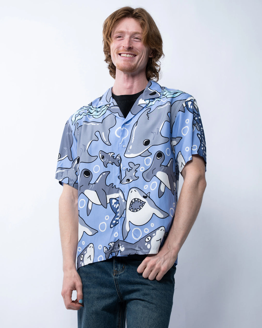 Shark Week Button Up