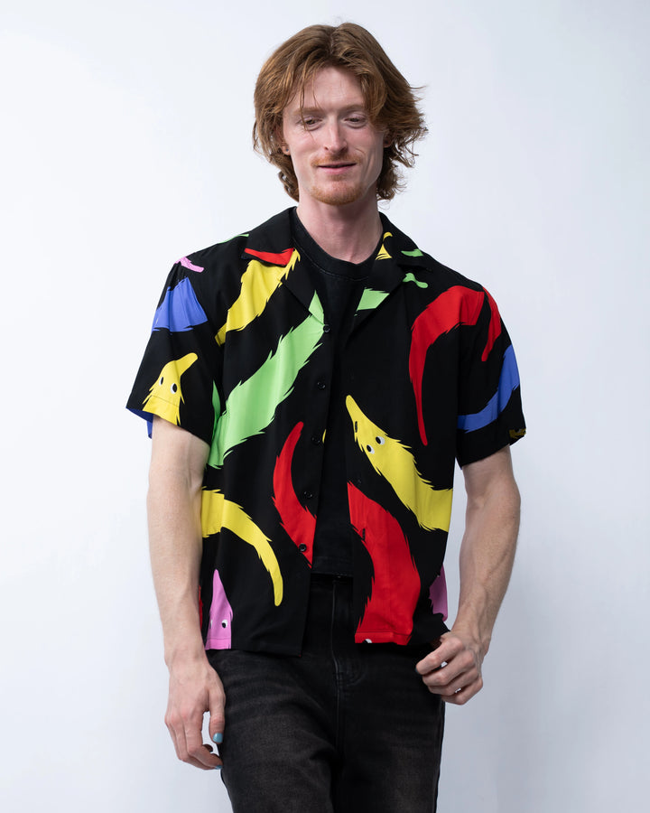 Stringed Worm Button Up