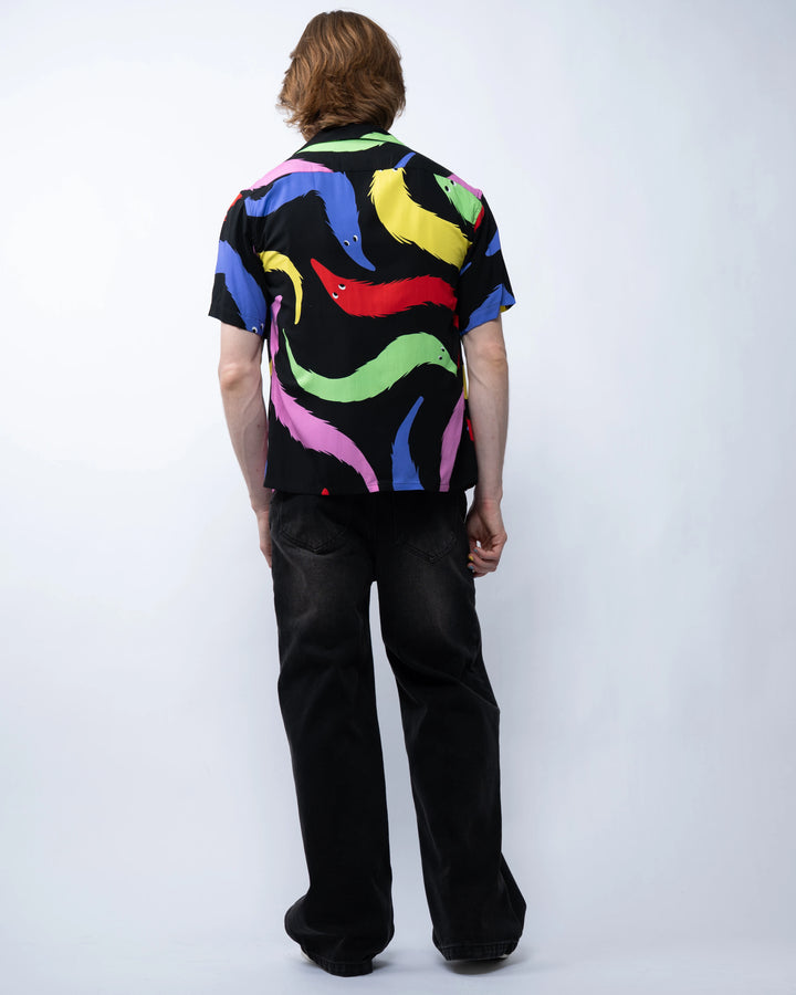 Stringed Worm Button Up