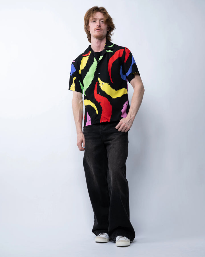 Stringed Worm Button Up