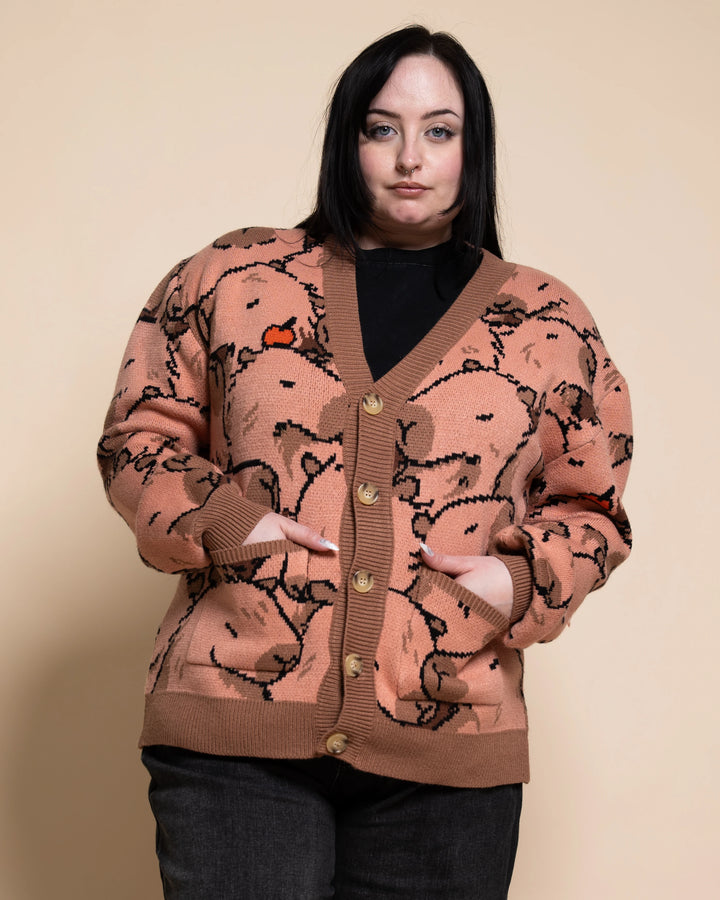 Capybara With Me Cardigan