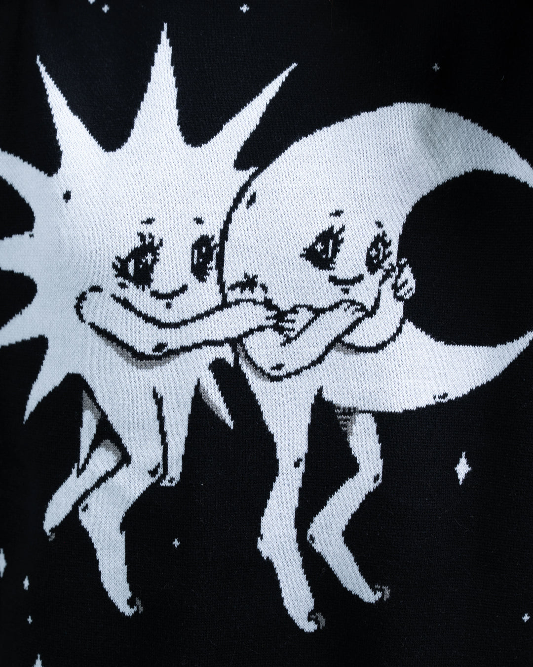 B&W Sun & Moon Sweater