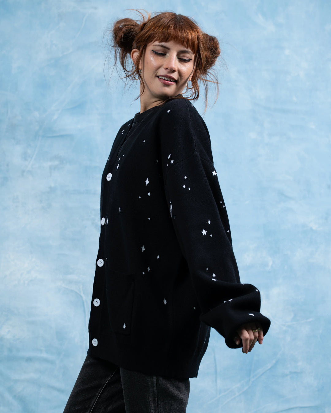 B&W Sun & Moon Cardigan
