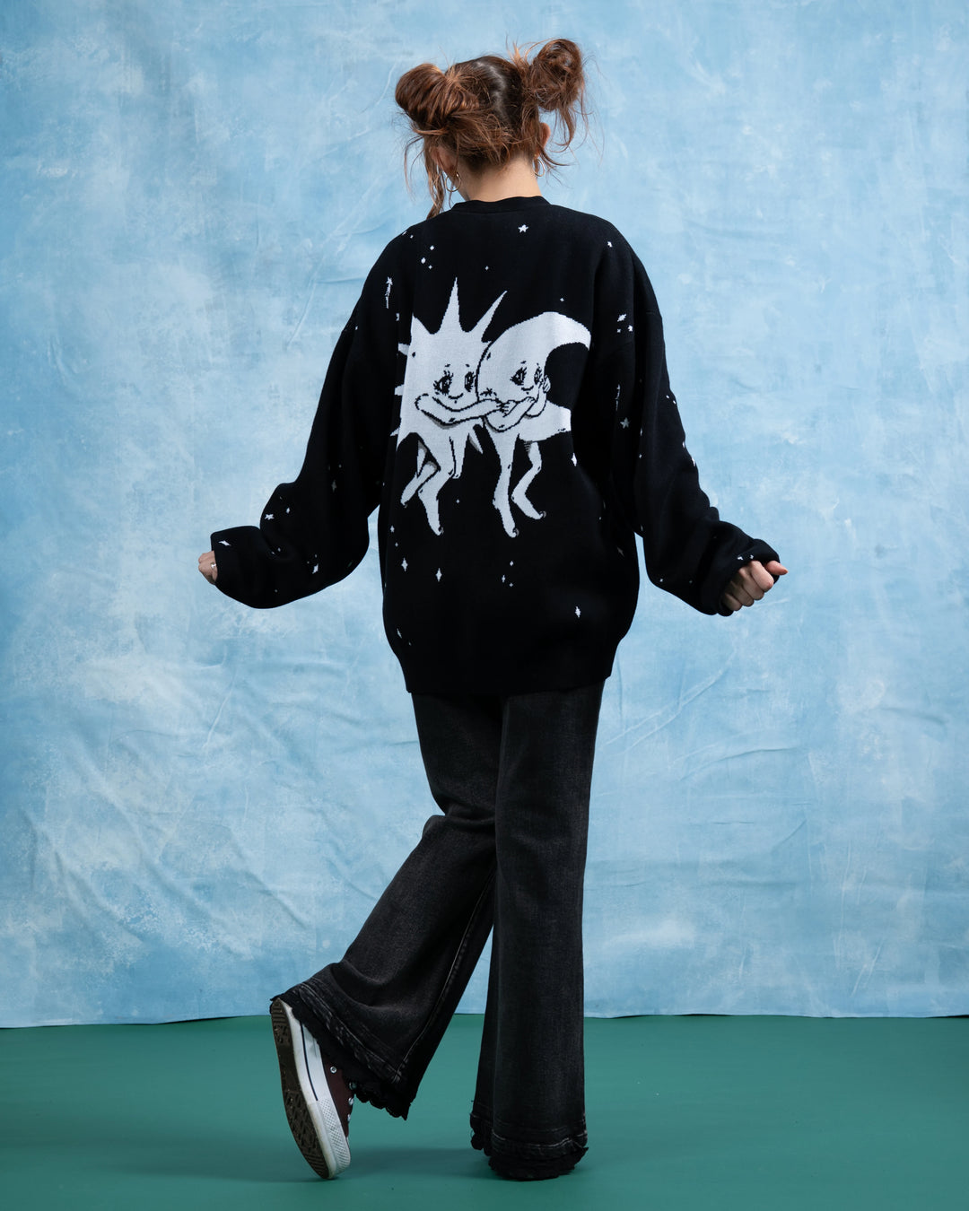 B&W Sun & Moon Cardigan