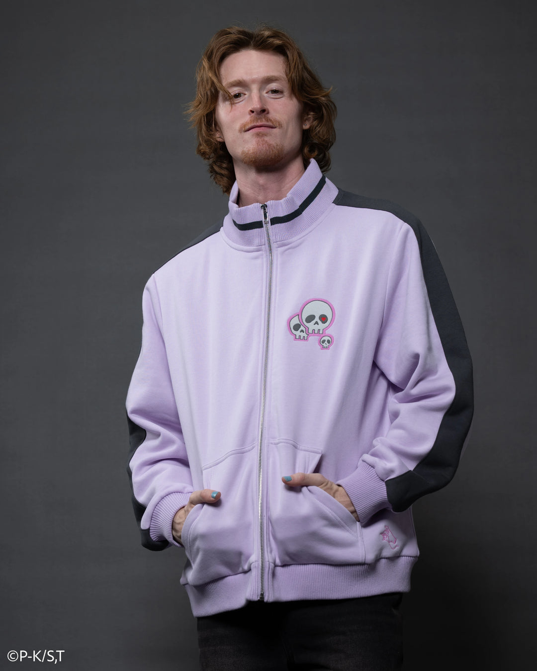 Amu Skull Zip Up