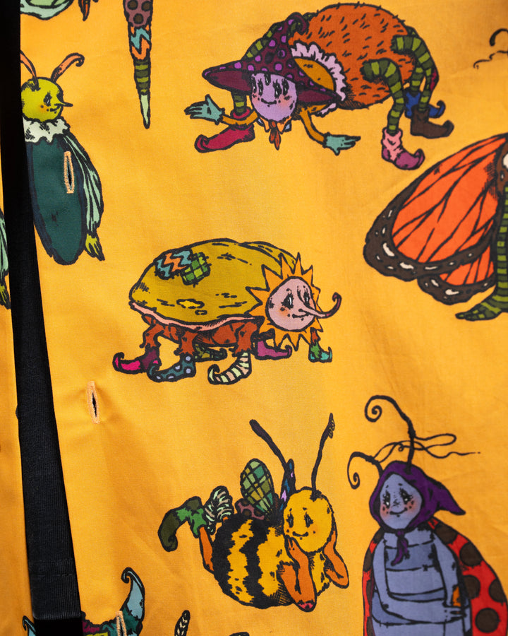 Bugs Patterned Button Up