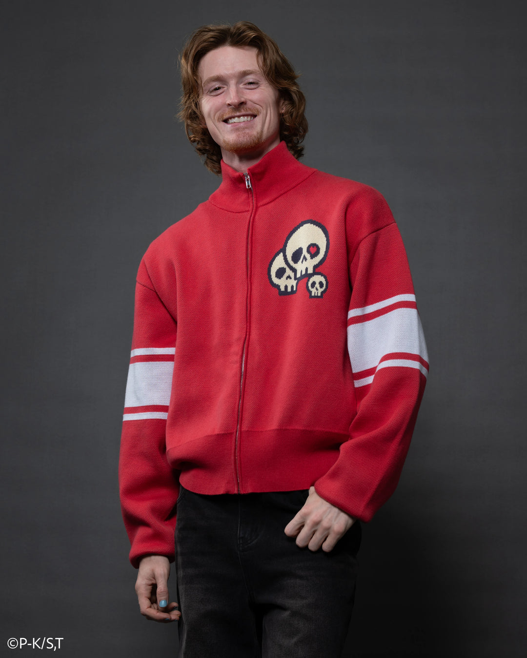 Amu Knit Zip Up