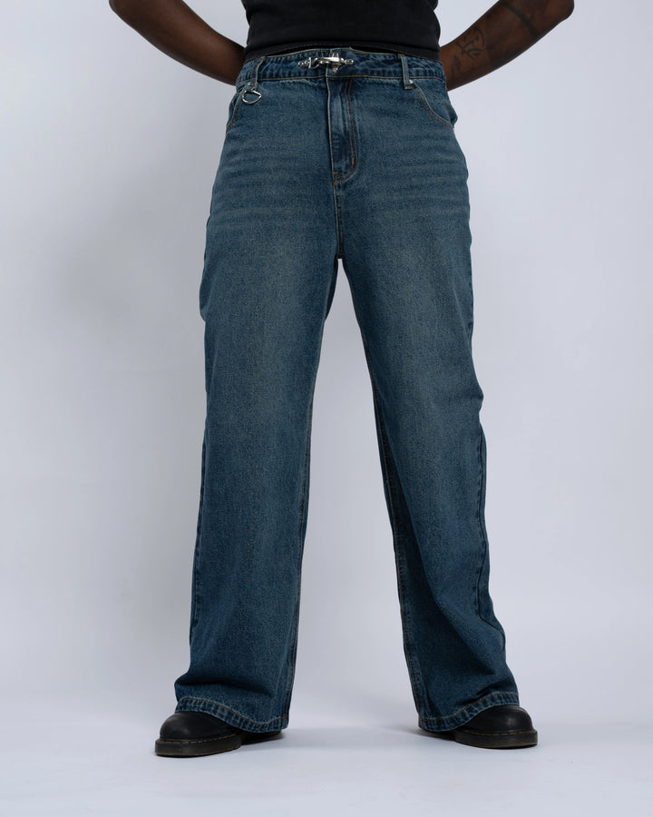 Blue Baggy Jeans