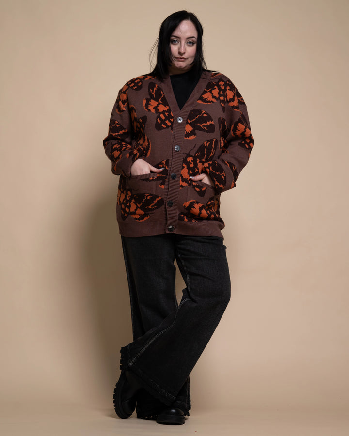 Death's-Head Hawkmoth Cardigan