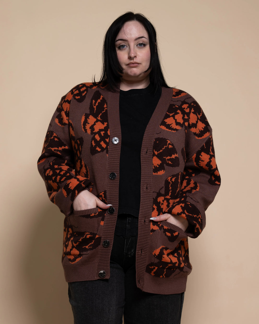 Death's-Head Hawkmoth Cardigan